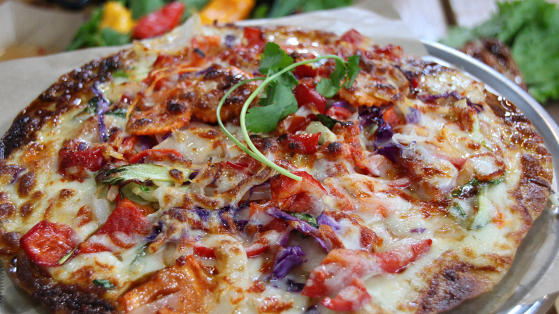 Genevieve Vang’s Thai pizza
